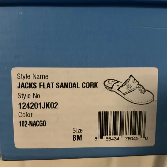 Jacks Flats Sandal Cork - New - Picture 3 of 5